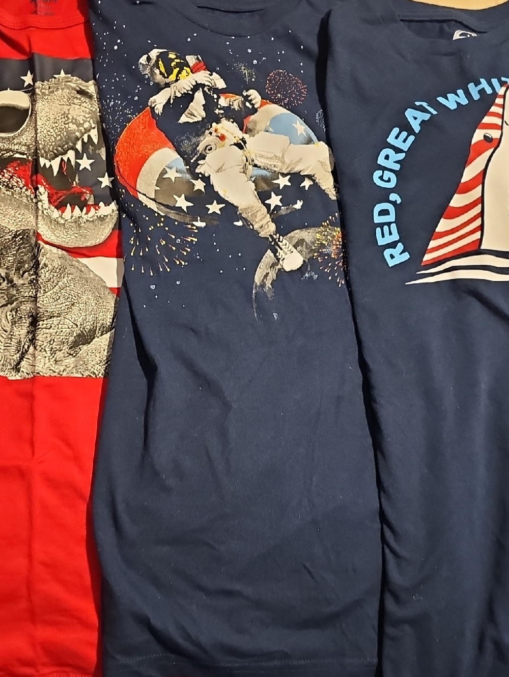 Lot Of 3 Boys Xxl Multi Brand 4th July Tee/tanks. Brand New With/without Tags!